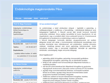 Tablet Screenshot of endokrinologiapecs.info